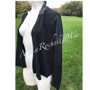 Ella Moss black faux leather jacket